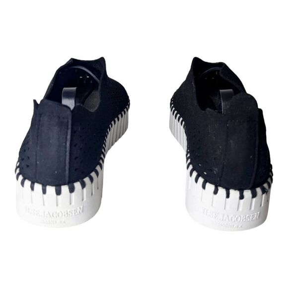 ILSE JACOBSEN Tulip 3373 Platform Sneaker In Black Size 40 - Picture 5 of 9